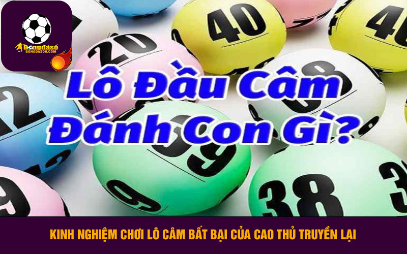 Kinh nghiệm chơi lô câm bất bại của cao thủ truyền lại